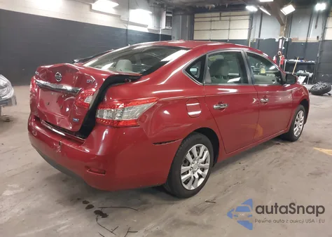 2014 Nissan Sentra Sv из США, поврежденный, VIN 3N1AB7APXEL642032